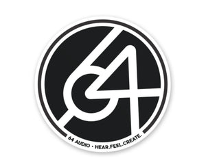 64 Audio Sticker