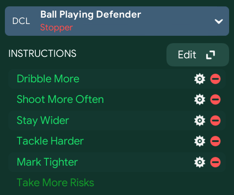 Ball-Playing Defender – Stopper