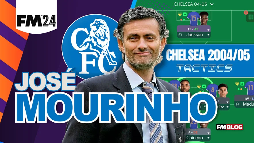 Recreate Mourinho's Chelsea 2004/05 Tactics in Football Manager 2024